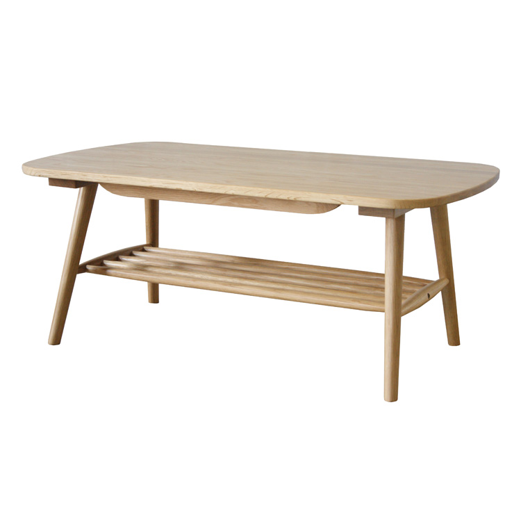 Conjunto de mesa de centro de carvalho